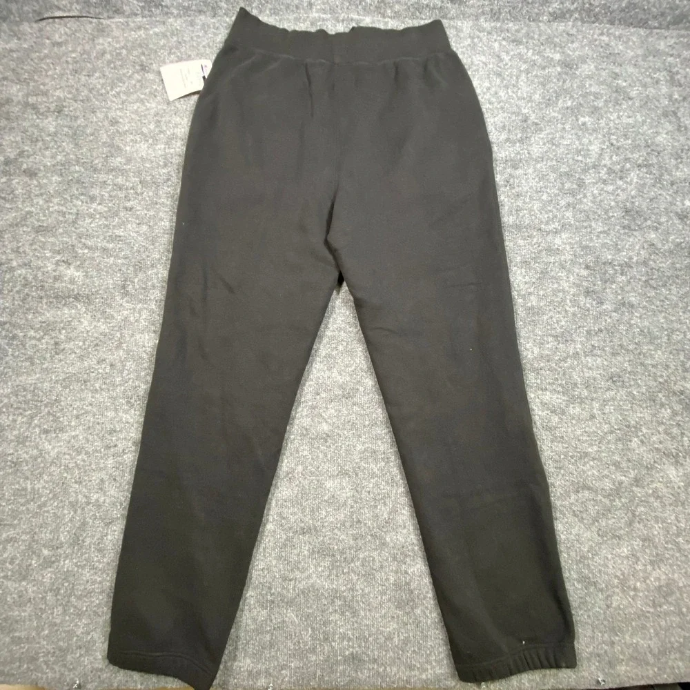 Champion Mens Black Premium Fleece Jogger Sweatpants P7056 Drawstring New
